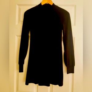 BCBGeneration long sleeve (bell) mini dress with fitted wrists.